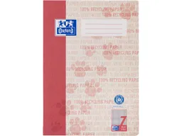 OXFORD OXFORD Recycling-Schulheft DIN A4, 16 Blatt, Lineatur 7 (kariert 7 mm), 90 g/m² – Produktbild 1 von 1