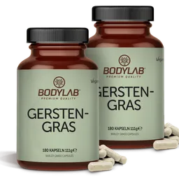 Bodylab24 2 x Gerstengras in Kapselform (2 x 180 Kapseln) – Produktbild 1 von 1