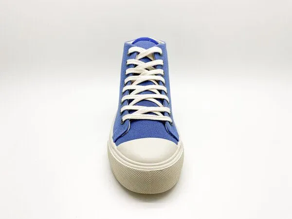 thies Veganer Sneaker "thies ® Natural Dye Cup Hi" aus Biobaumwolle, Indigo (blau), – Produktbild 4 von 4