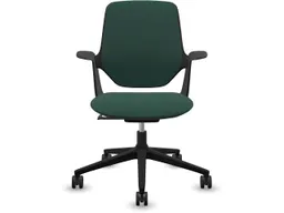 profim profim Bürodrehstuhl „TRILLO PRO“ mit Armlehnen, schwarz, Stoff: grün – Produktbild 1 von 1