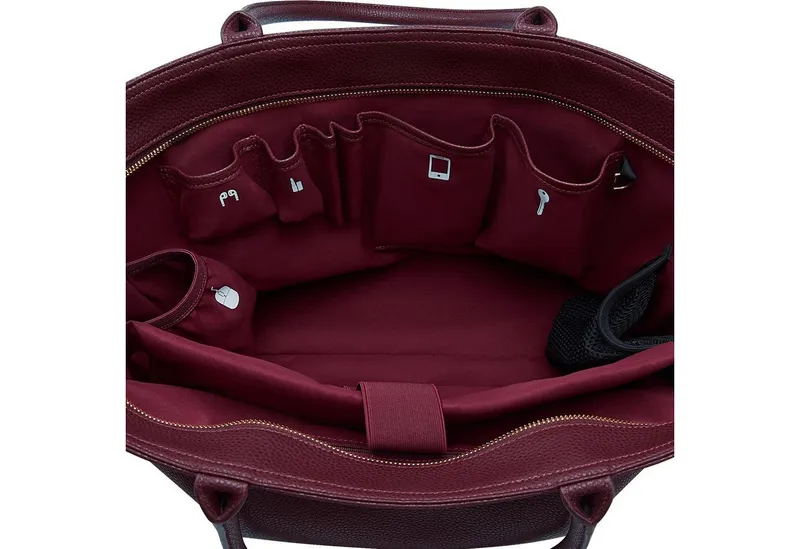 Victoria Hyde Handtasche Schultertasche Tote Bag Laptoptasche 16 Zoll Damen Shopper Handtasche (Kein Set, Kein Set), Rot, – Produktbild 5 von 5