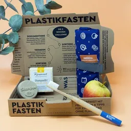 umtüten umtüten Plastikfasten Box / Starterpaket / nachhaltige Geschenkbox – Produktbild 1 von 1