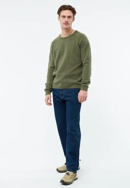 Givn Berlin Givn Berlin Strickpullover GBCOOPER aus recyceltem Wollgemisch, Khaki, – Produktbild 3 von 4