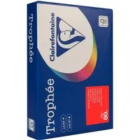 Clairefontaine 500 Blatt Clairfontaine Farbiges Kopierpapier "Trophee" 80 g/m², DIN A4, korallenrot – Produktbild 1 von 1