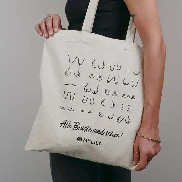 MYLILY MYLILY Brüste Beutel | Jutebeutel aus Baumwolle – Produktbild 1 von 4