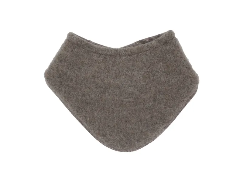 Maximo Maximo Dreieckstuch Bio-Schurwolle Fleece braun-meliert (0-3 Mon.), Braun, – Produktbild 1 von 1
