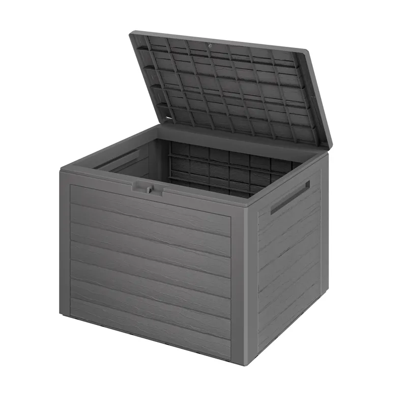 Casaria® Auflagenbox Lille Grau 190L, Grau, – Produktbild 1 von 2