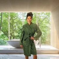 Kayori Kayori Sento - Bademantel - 35% Tencel / 65% Bio-Baumwolle, Grün, – Produktbild 1 von 1