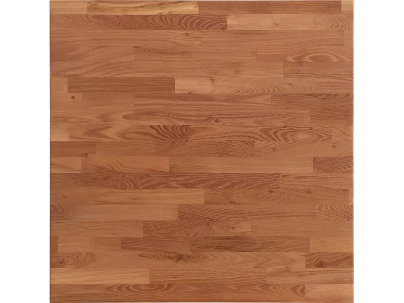 Tischplatte Robinie massiv, 80x80 cm, Stärke 20 mm, geölt – Produktbild 1 von 1