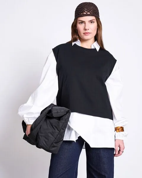 JAN N JUNE JAN N JUNE T-Shirt OVAR schwarz, Schwarz, – Produktbild 1 von 4