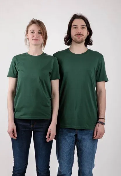 TORLAND TORLAND Basic T-Shirt CRAFTER, Grün (bottle green), – Produktbild 1 von 3