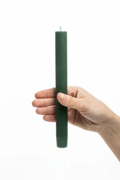 Tranquillo Handgearbeitete Stabkerzen GLUMI forest 4er-Set, 20 cm - grün – Produktbild 3 von 4
