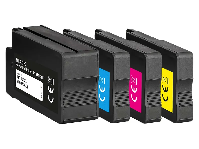 Memo memo Tintenpatronen ersetzt HP Nr. 953XL schwarz, cyan, magenta, gelb, 4er-Set – Produktbild 1 von 1