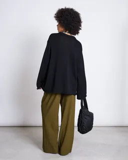 JAN N JUNE JAN 'N JUNE Damen vegan Weite Plisseehose Niva Rosemary – Produktbild 1 von 1
