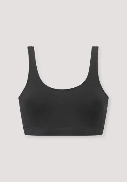 hessnatur hessnatur Bustier mit Softbund COTTON FEEL aus Bio-Baumwolle, Schwarz, – Produktbild 6 von 7