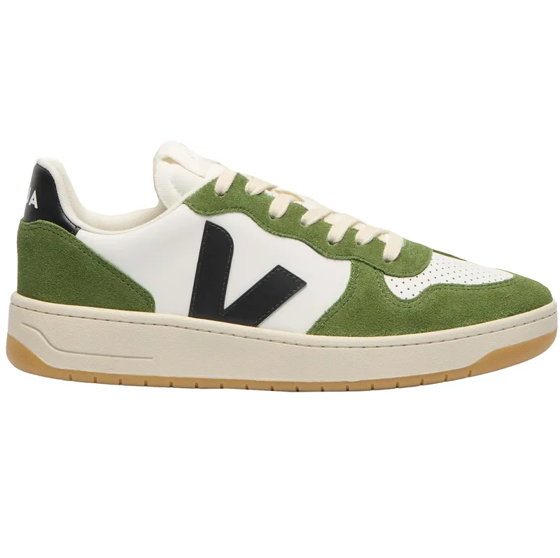 Veja Veja V-10, White / black / military green, – Produktbild 1 von 2