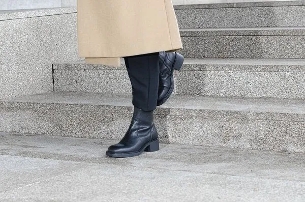 Ten Points Ten Points Zipper-Boots mit Lederfutter, Ingrid, Schwarz, – Produktbild 3 von 4