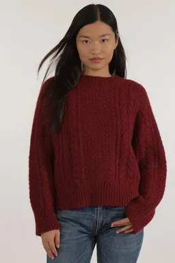 Les Racines Du Ciel Les Racines du Ciel - Pullover Ivan Cable Sweater – Produktbild 1 von 1