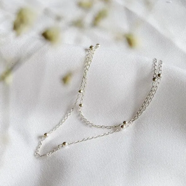pakilia pakilia Silber Kette Perlen Fair-Trade und handmade – Produktbild 2 von 4