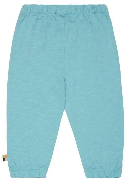 loud + proud loud + proud Babys & Kinder Hose Slub Jersey, GOTS-zertifiziert, Cyan(petrol), – Produktbild 1 von 2