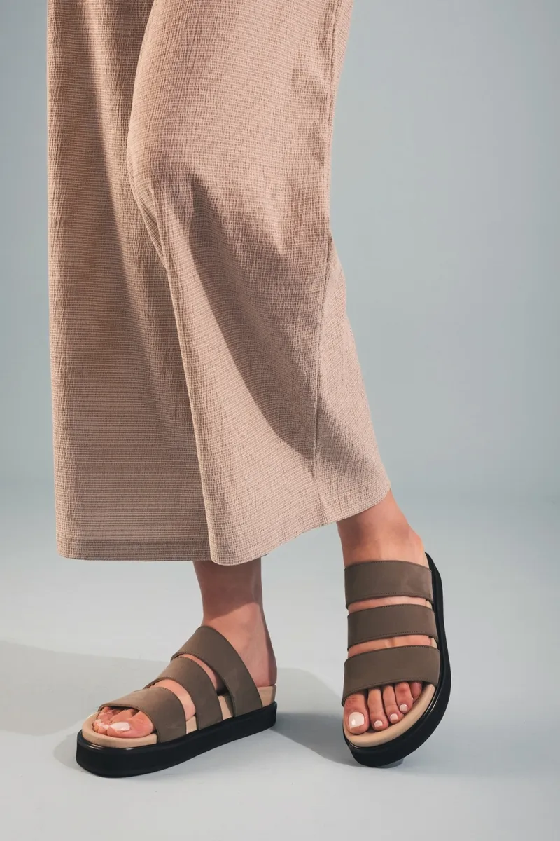 NAE NAE Damen vegan Sandalen Tonga Grün, Beige, – Produktbild 2 von 2