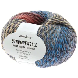 Wolle Rödel Wolle Rödel Strumpfwolle Color Fashion Marine-Rost – Produktbild 1 von 1