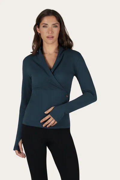 Urban Goddess Urban Goddess Ishtar Yoga Langarmshirt, Orion (blau), – Produktbild 1 von 5