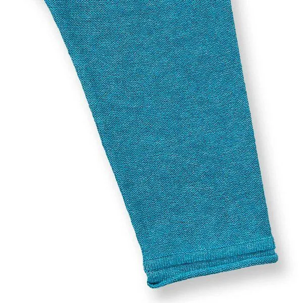 Sense Organics Sense Organics Baby Strickleggings, Modell PABLO, Helles türkis, – Produktbild 3 von 3