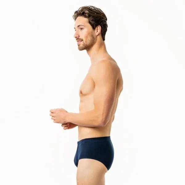 Living Crafts Living Crafts Slip mit Eingriff - JULIUS, Navy (blau), – Produktbild 2 von 4