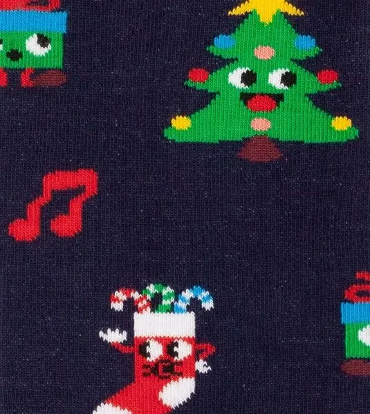 DillySocks DillySocks Socken Jolly Tunes aus Biobaumwoll-Mix, Mehrfarbig, – Produktbild 2 von 4