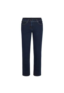 LAURIE LAURIE Damen vegan Jeans Marple Straight Mittellang Dunkelblau Denim – Produktbild 1 von 1
