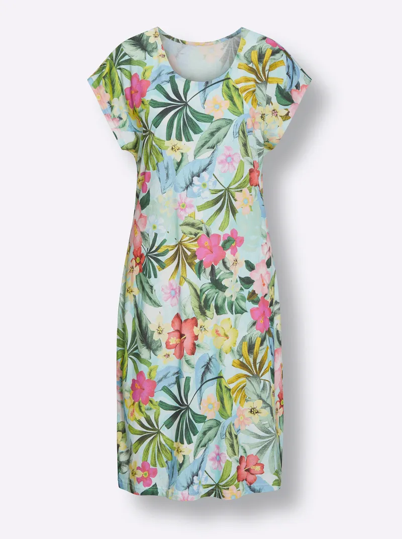 feel good Sommerkleid, Mint-bedruckt, – Produktbild 1 von 2