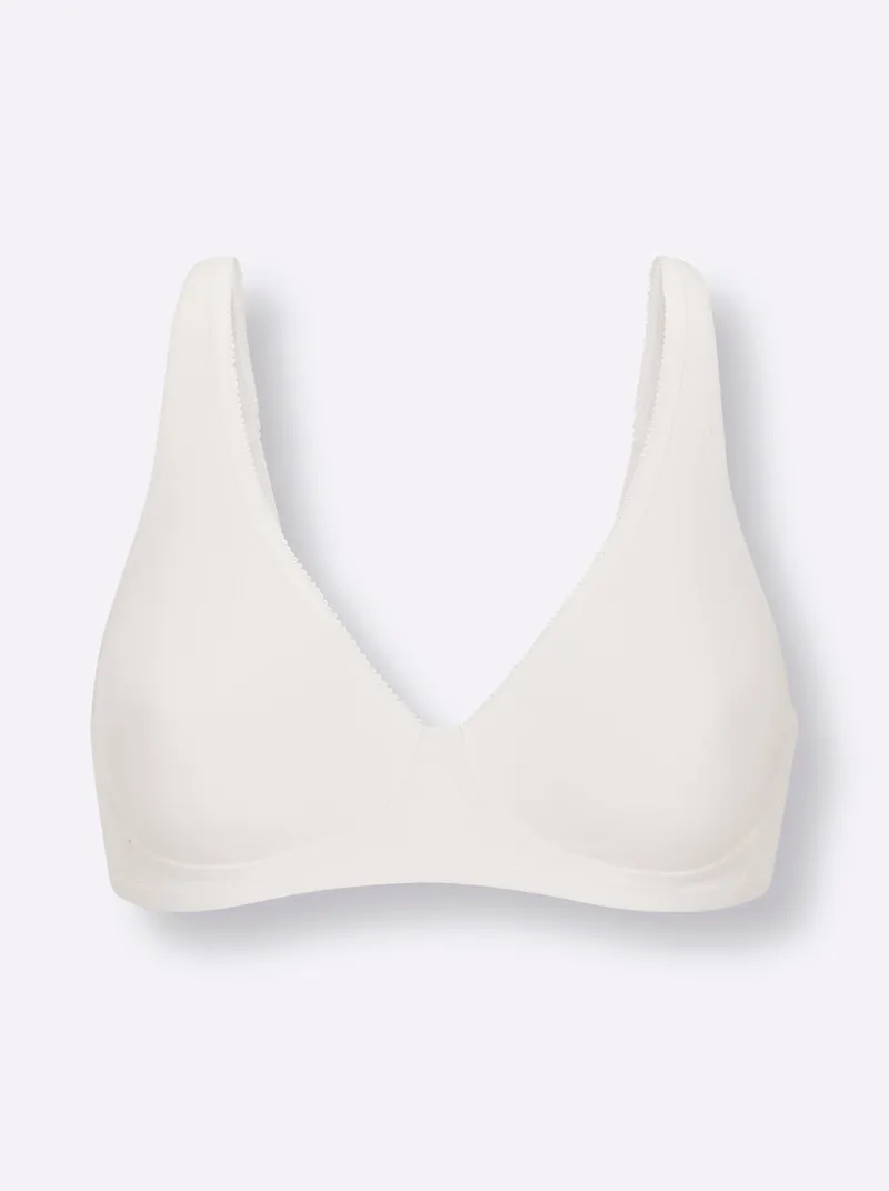 Triumph Komfort-BH ohne Bügel, Weiß, – Produktbild 1 von 2