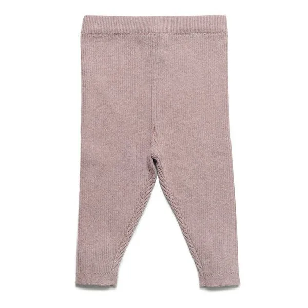 Puri Organic Puri Organic Kleinkinder Legging Rippstrick Baumwolle (Bio) Schurwolle, Peanut, – Produktbild 1 von 1