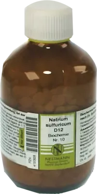 Nestmann Pharma BIOCHEMIE 10 Natrium sulfuricum D 12 Tabletten 1000 St Tabletten – Produktbild 1 von 1