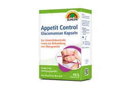 SUNLIFE SUNLIFE® Appetit Control Glucomannan Kapseln Appetitkontrolle Abnehmen Jeweils 2-3 Kapseln 0,5-1 Stunde vor den Mahlzeiten – Produktbild 1 von 1