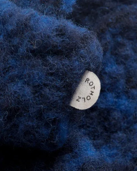 Rotholz Rotholz Toque Bio Wollmischung, Blau (blue marled), – Produktbild 2 von 4