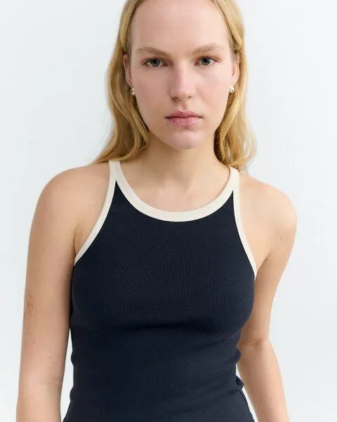 thinking mu thinking mu Harriet Top, Navy-weiß (navy pannacota), – Produktbild 2 von 3