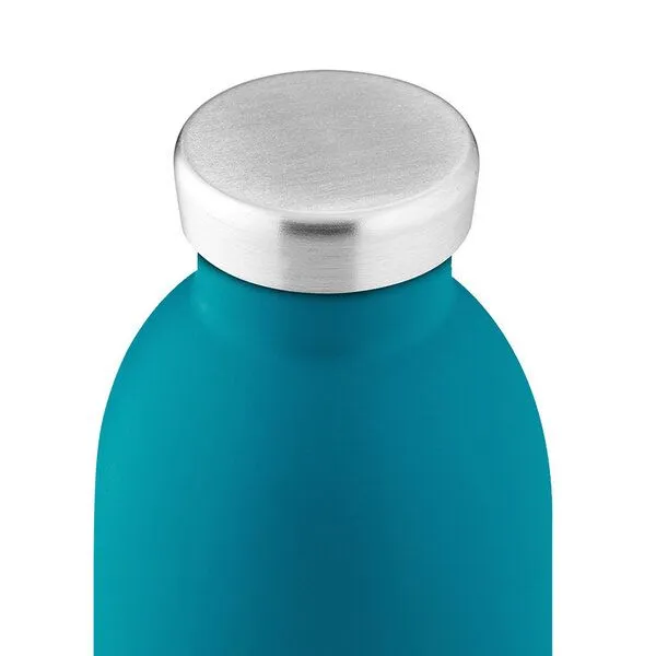 24bottles 24bottles 0,85l Thermosflasche Edelstahl "Clima" - verschiedene Designs, Grey, – Produktbild 7 von 8