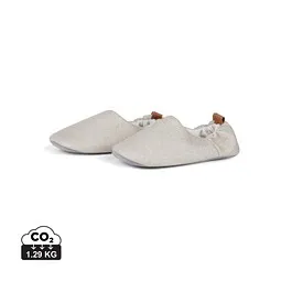 Vinga VINGA Moulton Hausschuhe aus RCS rPET (L/XL), beige, feather grey – Produktbild 1 von 1