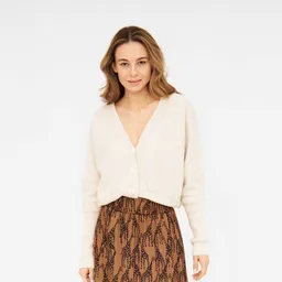 WiDDA Widda Damen vegan Strickjacke Kara Beige – Produktbild 1 von 1