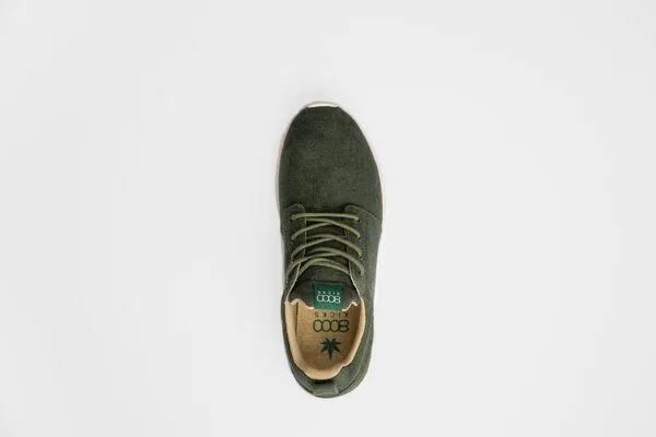 8000Kicks 8000Kicks Explorer V2 Dunkelgrün - Wasserdichte Hanfschuhe – Produktbild 3 von 4