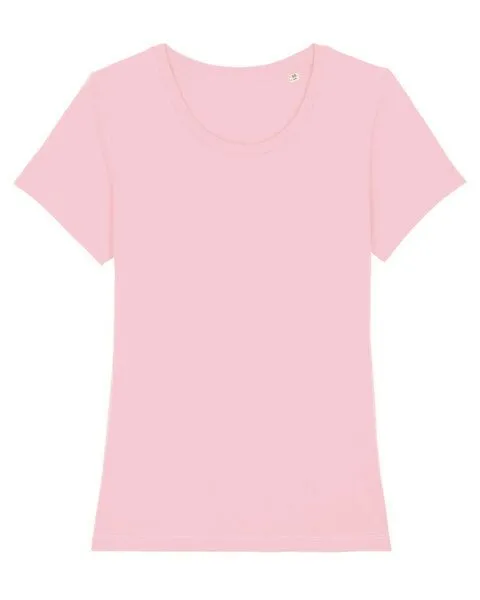Human Family Bio Damen Rundhals Statement T-Shirt "Peace Within" von Human Family, Hell-pink, – Produktbild 1 von 3