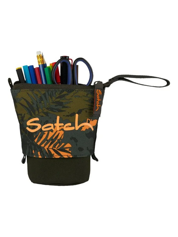 Satch Satch Federmäppchen Pencil Slider, (1-tlg), mit Slide‑Funktion, Grün, – Produktbild 2 von 4