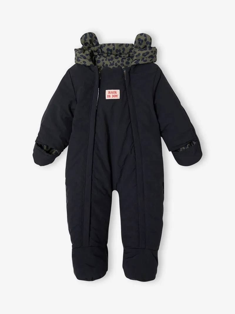 Envie De Fraise Baby Wendeoverall Rain is joy ENVIE DE FRAISE Mama-Tochter-Capsule leo, Khaki leo, – Produktbild 4 von 4