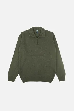 Trendsplant Trendsplant Bernia Quarter Zip Knit Sage – Produktbild 1 von 1
