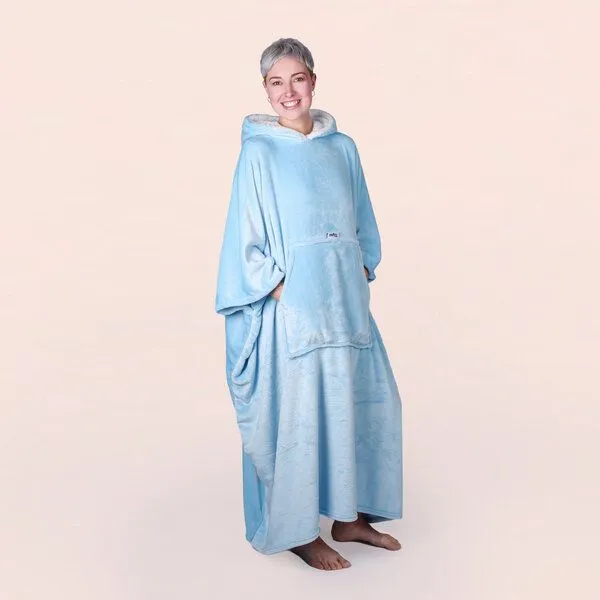 Taynie Taynie Ärmeldecke, Hellblau, – Produktbild 1 von 2