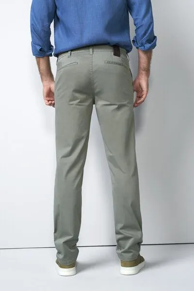 M 5 BY MEYER M 5 BY MEYER Chino mit Stretchbund, Grün (oliv), – Produktbild 7 von 8