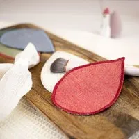nahtur design nahtur-design Leinen-Abschminkpads "zero waste" 5er Set – Produktbild 1 von 1
