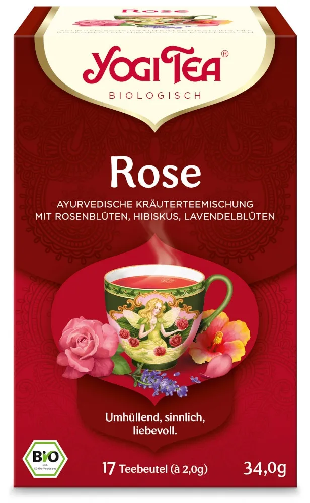 YOGI TEA YOGI TEA Rose Bio Filterbeutel 17X2.0 g Filterbeutel – Produktbild 1 von 1